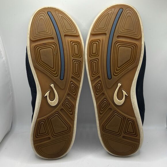 Olukai Moku Pae Shoes Men’s Size 12 Navy Blue Lace Up Beach Casual Golf Summer main image 6